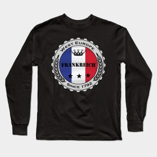 Bierdeckel Flagge Frankreich France Long Sleeve T-Shirt